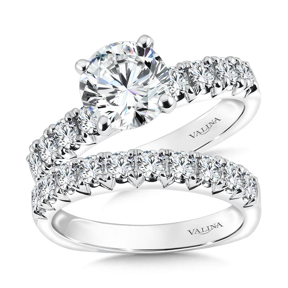 Five-Stone Straight Engagement Ring Image 4 The Jewelry Source El Segundo, CA