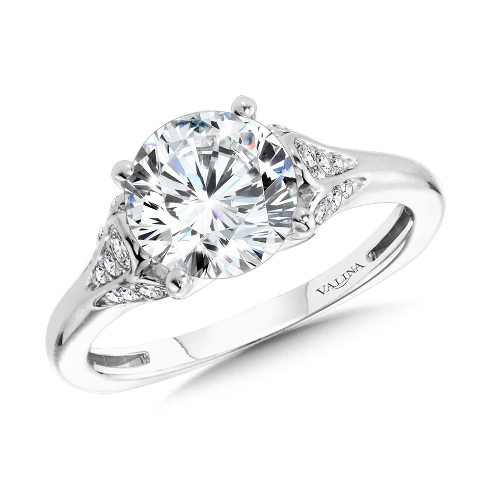 Tapered Diamond Engagement Ring Biondi Diamond Jewelers Aurora, CO