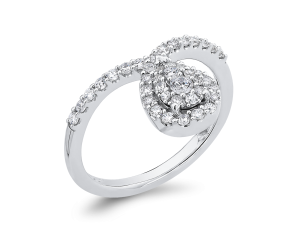 Jewelry Showcase Fine At Hart Jewelers In Grants P Oregon 10k White Gold Diamond Fashion Ring By Luminous