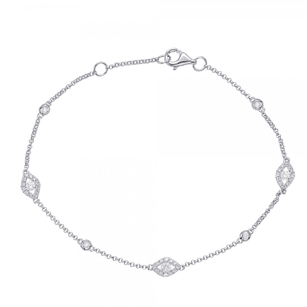 White Gold Diamond Bracelet B4424wg - Jewelry S Atlanta White Gold Diamond Bracelet B4424wg - Jewelry S Atlanta