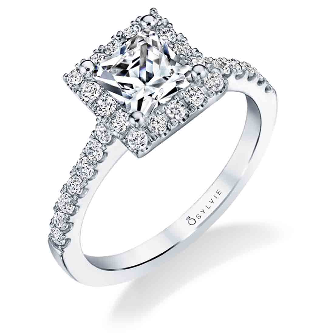 Classic Engagement Ring with Halo - Emma SVS Fine Jewelry Oceanside, NY