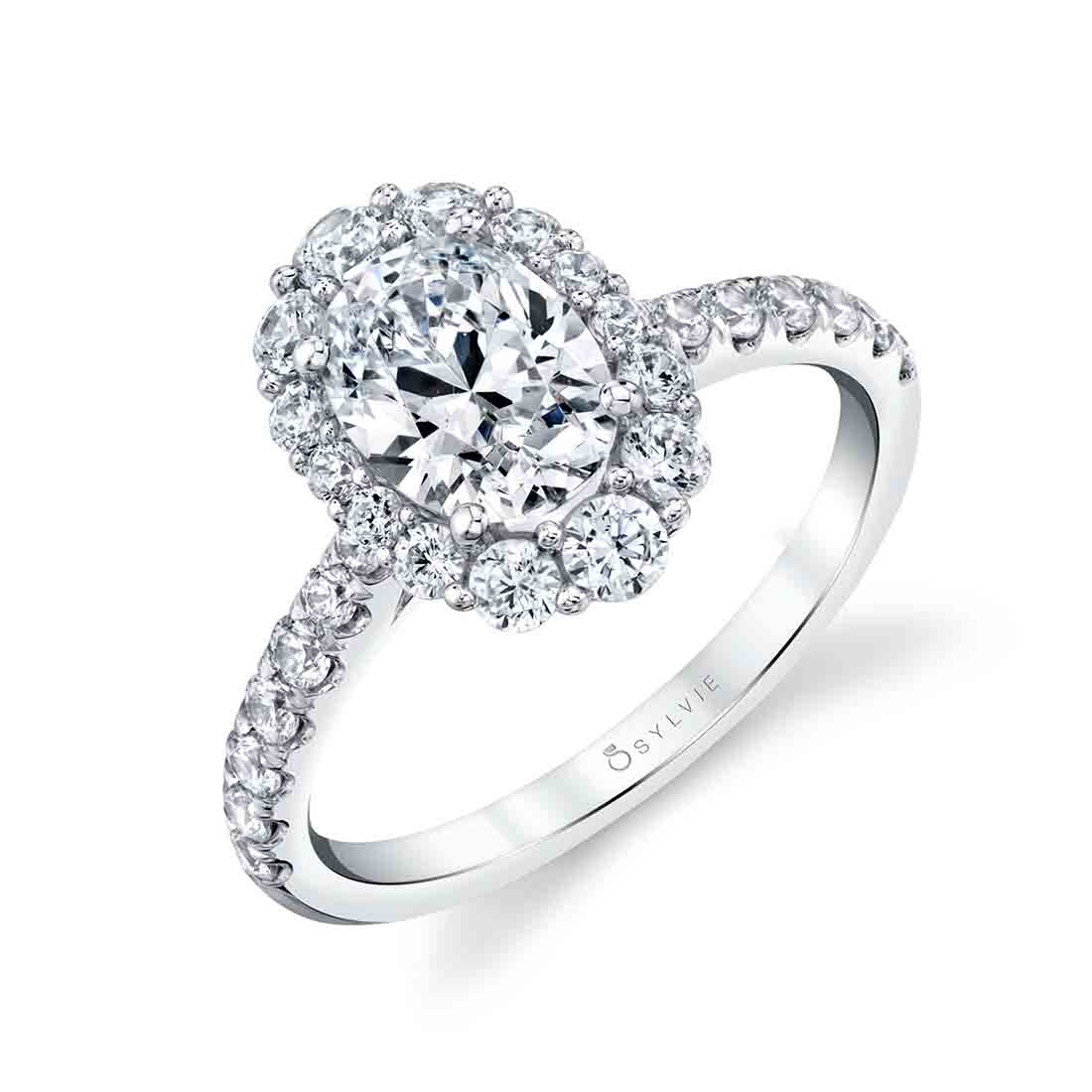 Classic Engagement Ring - Veronique Stuart Benjamin & Co. Jewelry Designs San Diego, CA