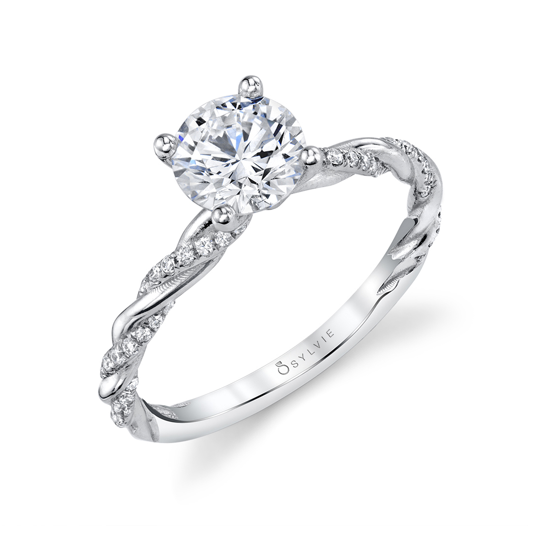 Unique Spiral Engagement Ring - Jolie  Stuart Benjamin & Co. Jewelry Designs San Diego, CA