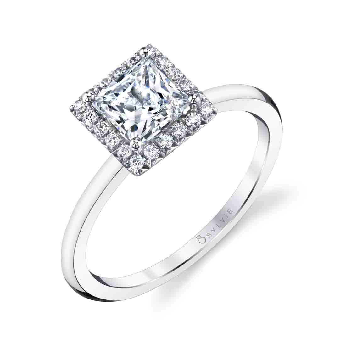 Classic Halo Engagement Ring - Elsie SVS Fine Jewelry Oceanside, NY