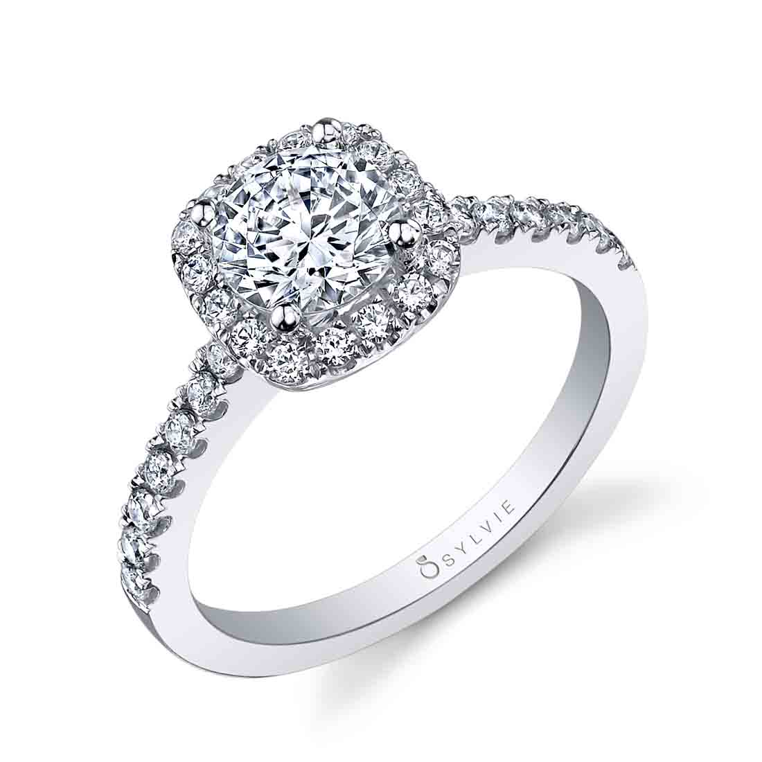 Classic Halo Engagement Ring - Chantelle SVS Fine Jewelry Oceanside, NY
