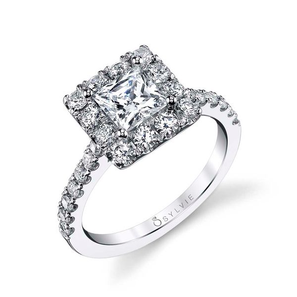 Classic Engagement Ring with Halo - Jacalyn Jim Bartlett Fine Jewelry Longview, TX