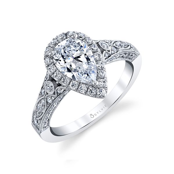 Vintage Inspired Engagement Ring - Cheri Stuart Benjamin & Co. Jewelry Designs San Diego, CA