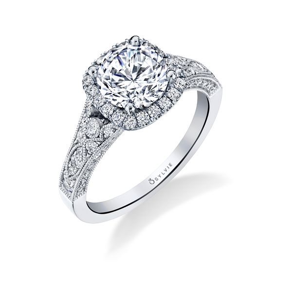 Vintage Inspired Engagement Ring - Cheri Castle Couture Fine Jewelry Manalapan, NJ