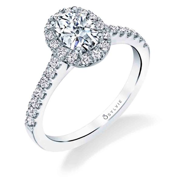 Classic Engagement Ring with Halo - Emma JMR Jewelers Cooper City, FL