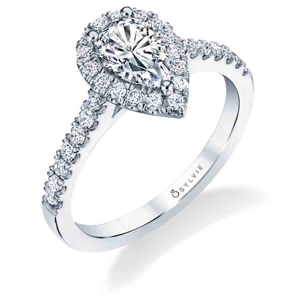 Classic Engagement Ring with Halo - Emma Cellini Design Jewelers Orange, CT