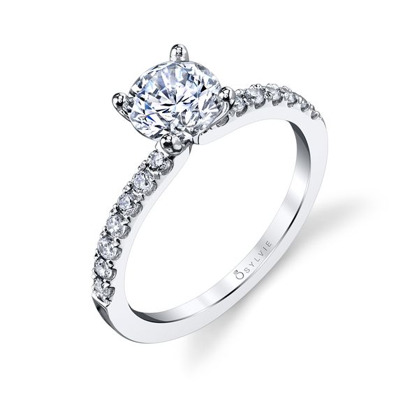 Classic Engagement Ring - Celeste Stuart Benjamin & Co. Jewelry Designs San Diego, CA