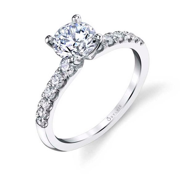 Classic Engagement Ring - Celine Stuart Benjamin & Co. Jewelry Designs San Diego, CA