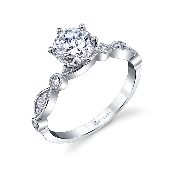 Stackable Engagement Ring - Charmant Stuart Benjamin & Co. Jewelry Designs San Diego, CA