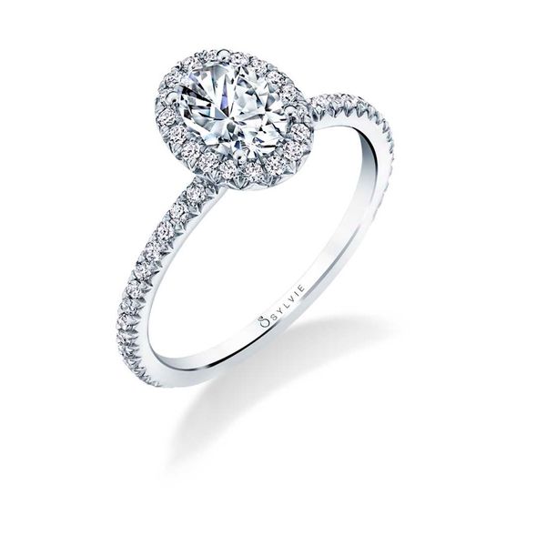Classic Halo Engagement Ring - Vivian Cellini Design Jewelers Orange, CT