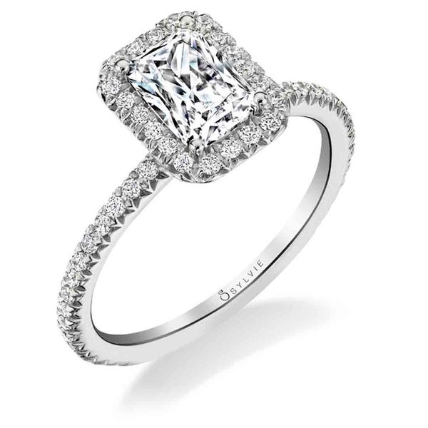 Classic Halo Engagement Ring - Vivian JMR Jewelers Cooper City, FL