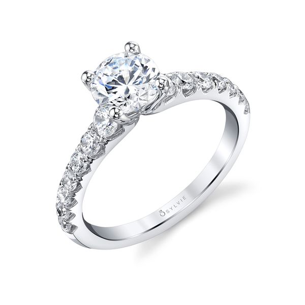Classic Engagement Ring - Veronique Stuart Benjamin & Co. Jewelry Designs San Diego, CA