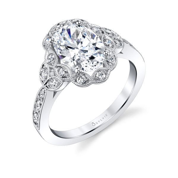 Oval Engagement Ring - Candide Stuart Benjamin & Co. Jewelry Designs San Diego, CA
