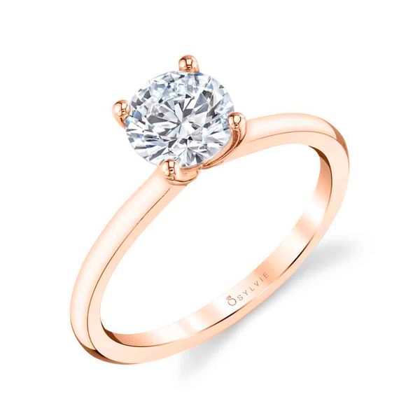 Classic Engagement Ring - Dominique Stuart Benjamin & Co. Jewelry Designs San Diego, CA