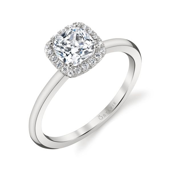 Classic Halo Engagement Ring - Elsie Castle Couture Fine Jewelry Manalapan, NJ