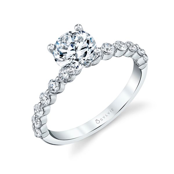 Delicate Engagement Ring - Ivanna Stuart Benjamin & Co. Jewelry Designs San Diego, CA