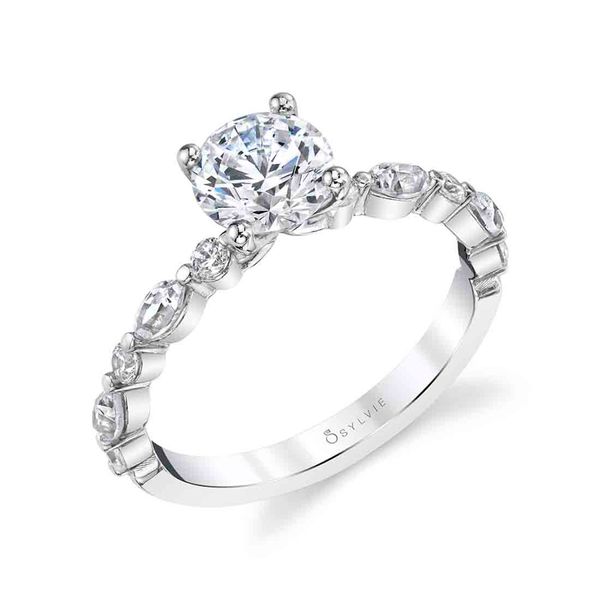 Unique Engagement Ring - Felicity Stuart Benjamin & Co. Jewelry Designs San Diego, CA