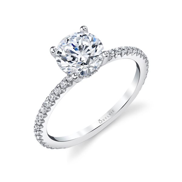 Classic Engagement Ring - Maryam Stuart Benjamin & Co. Jewelry Designs San Diego, CA