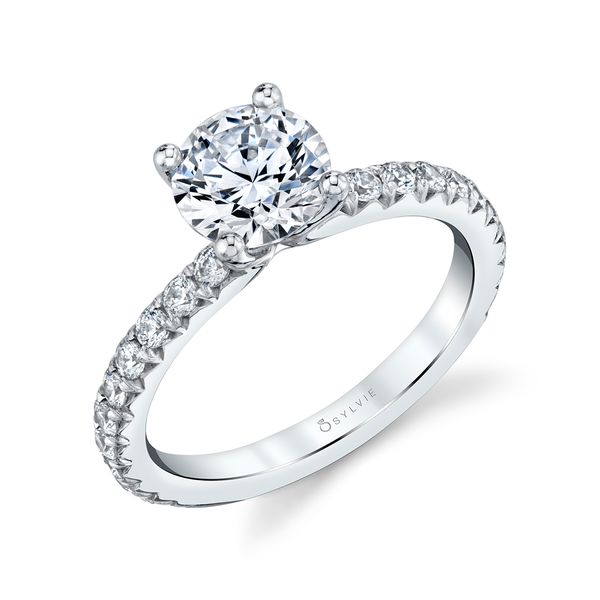 Classic Engagement Ring - Vanessa Stuart Benjamin & Co. Jewelry Designs San Diego, CA