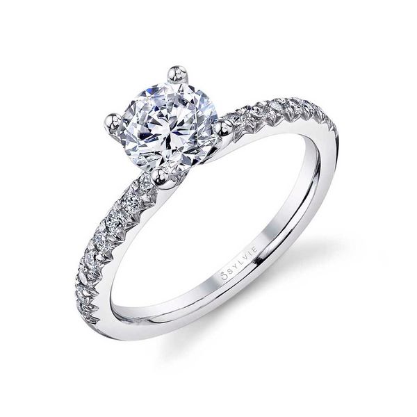 Classic Engagement Ring - Heidi Stuart Benjamin & Co. Jewelry Designs San Diego, CA