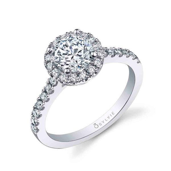 Classic Halo Engagement Ring - Chantelle JMR Jewelers Cooper City, FL