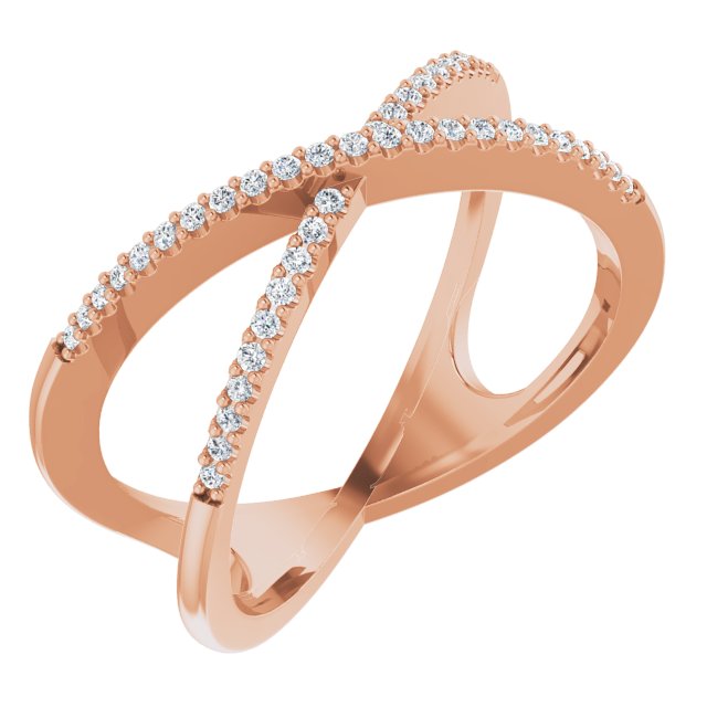 Accented Criss-Cross Ring   by Stuller