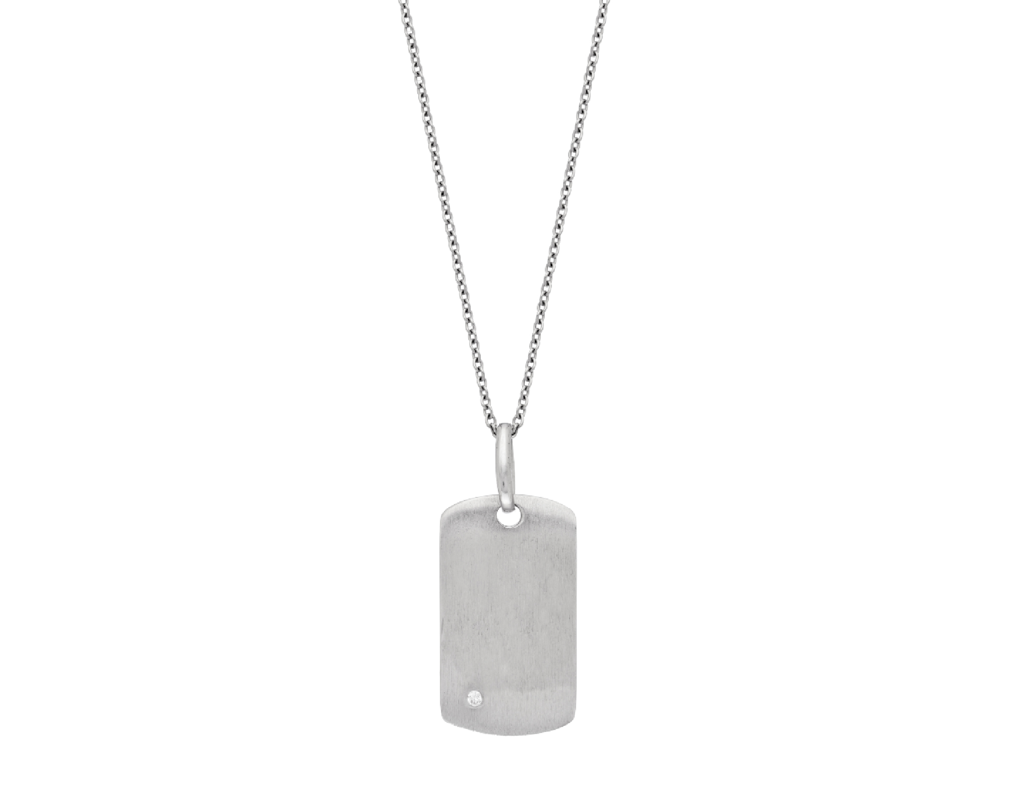 sterling silver dog tag necklace personalized